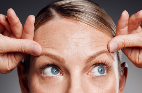 How to get rid of forehead wrinkles