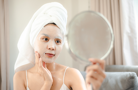 face mask before or after shower