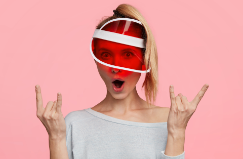 Red Light for Eye Bags
