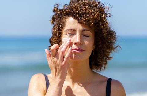 sunscreen in eyes