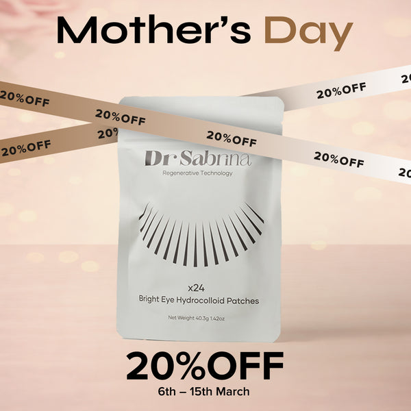 DR SABRINA™ BRIGHT EYE HYDROCOLLOID PATCHES - REFILL PACK