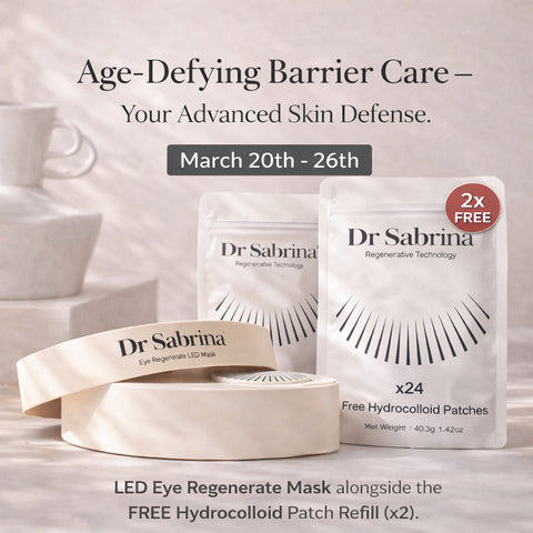 Dr Sabrina™ Eye Regenerate LED Mask + 2 Packs of Hydrocolloid Patches FREE