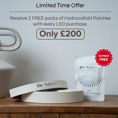 Dr Sabrina™ Eye Regenerate LED Mask + 2 Packs of Hydrocolloid Patches FREE