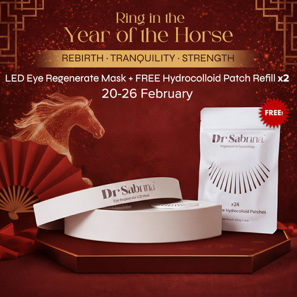 Dr Sabrina™ Eye Regenerate LED Mask + 2 Packs of Hydrocolloid Patches FREE