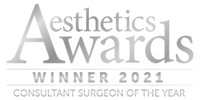 Aesthetics Award Winner Logo - Consultant Surgeon Of the Year